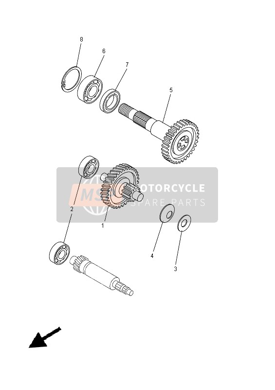 Yamaha CS50 2015 GETRIEBE für ein 2015 Yamaha CS50